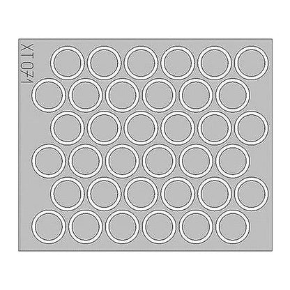 eduard xt071 1 35 mask pz iv ausf h j wheel mask for tamiya