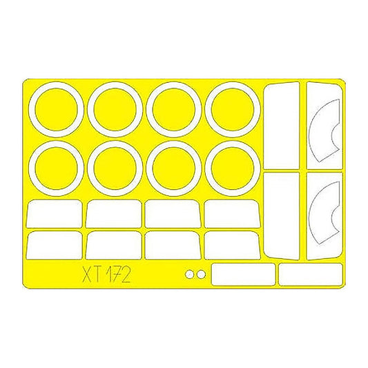 eduard xt172 1 35 mask m 1097 a2 cargo carrier for italeri