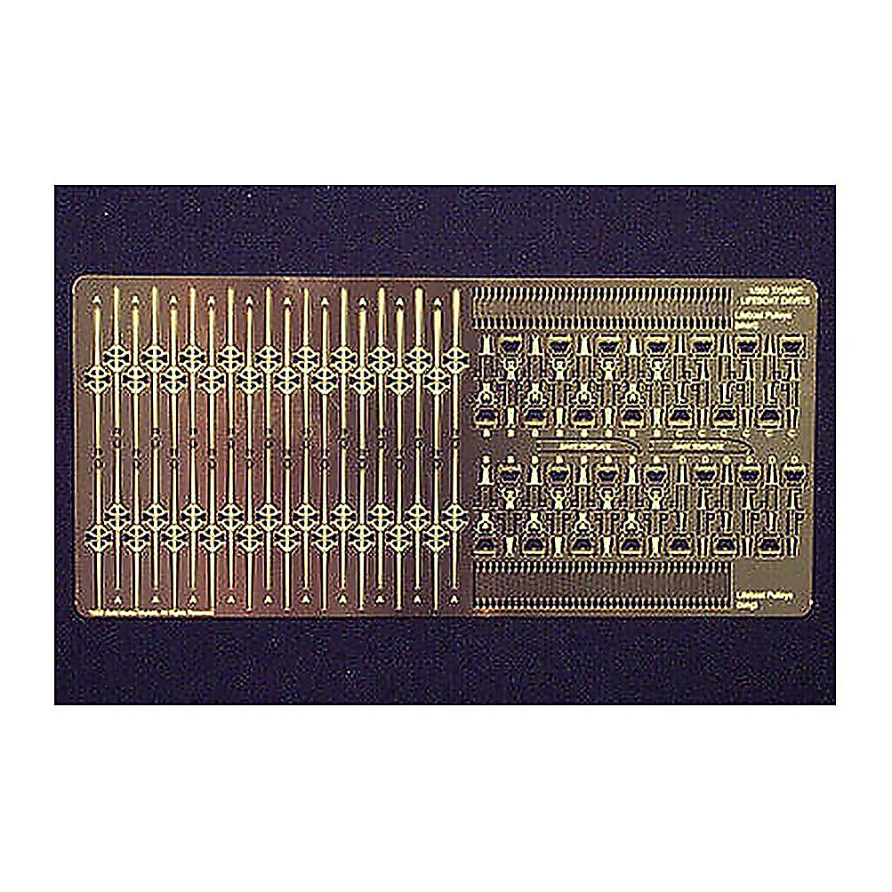 gold medal models 350 19 1 350 gold medal titanic lifeboat davits