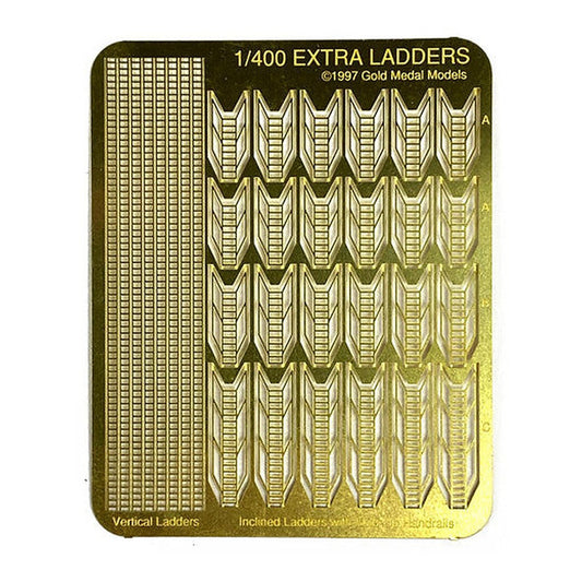 gold medal models 400 6 1 400 gold medal extra ladders photo etch set