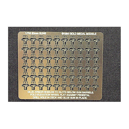 gold medal models 700 21 1 700 gold medal 20mm cannons set of 60
