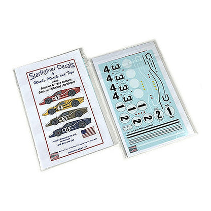 starfighter decals 2408 1 24 ford gt40 mk iv lemans 1967