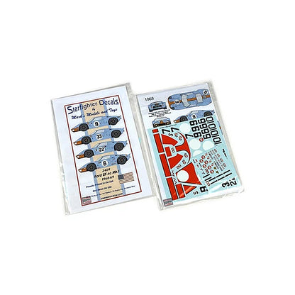 starfighter decals 2409 1 24 ford gt mk i 1968 1969 season
