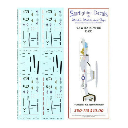 starfighter decals 350113s 1 350 vaw 112 golden hawks air wing 8