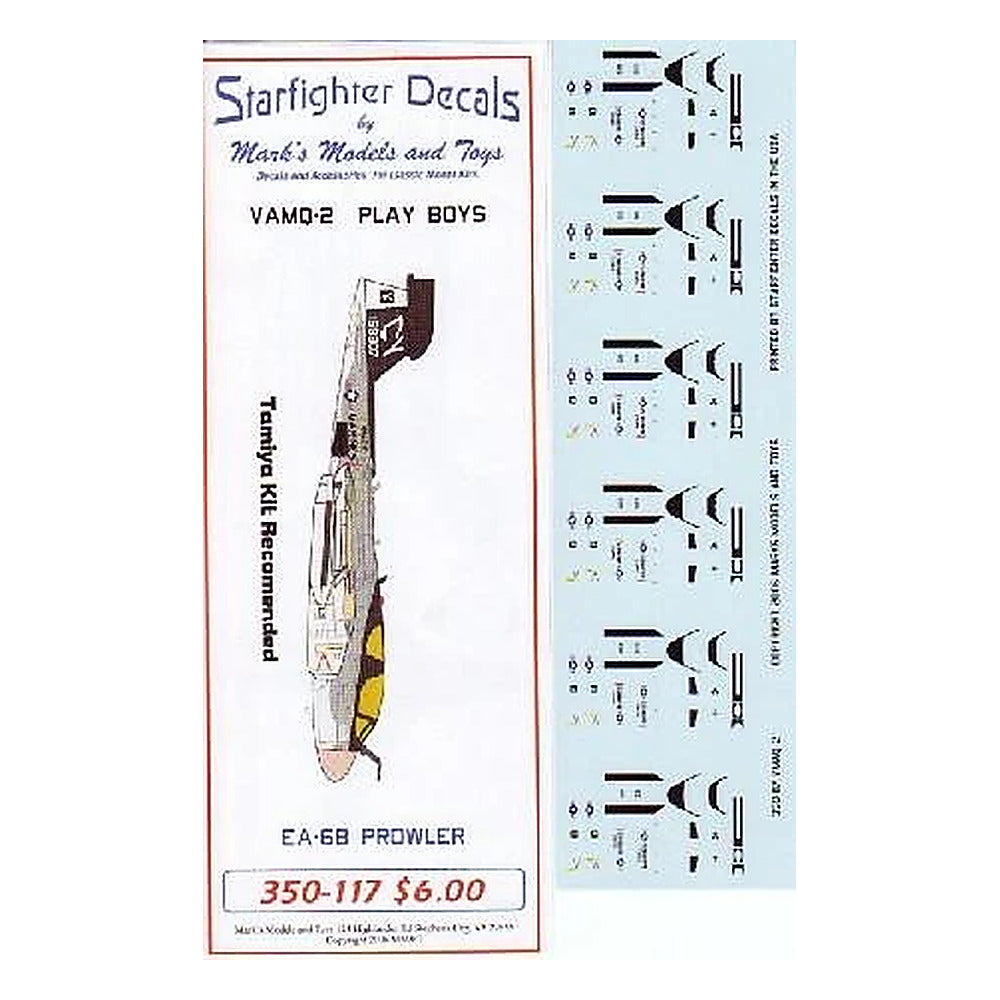 starfighter decals 350117 1 350 ea 6b prowlers vmaq 2 play boys air