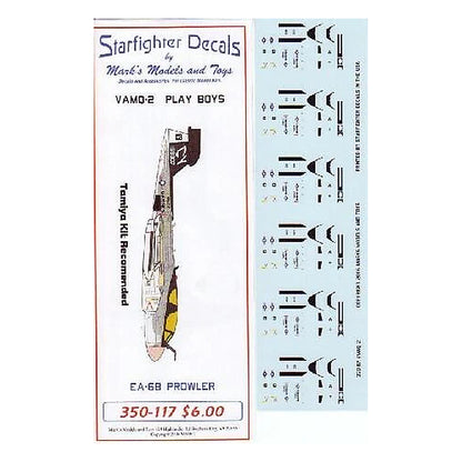 starfighter decals 350117 1 350 ea 6b prowlers vmaq 2 play boys air