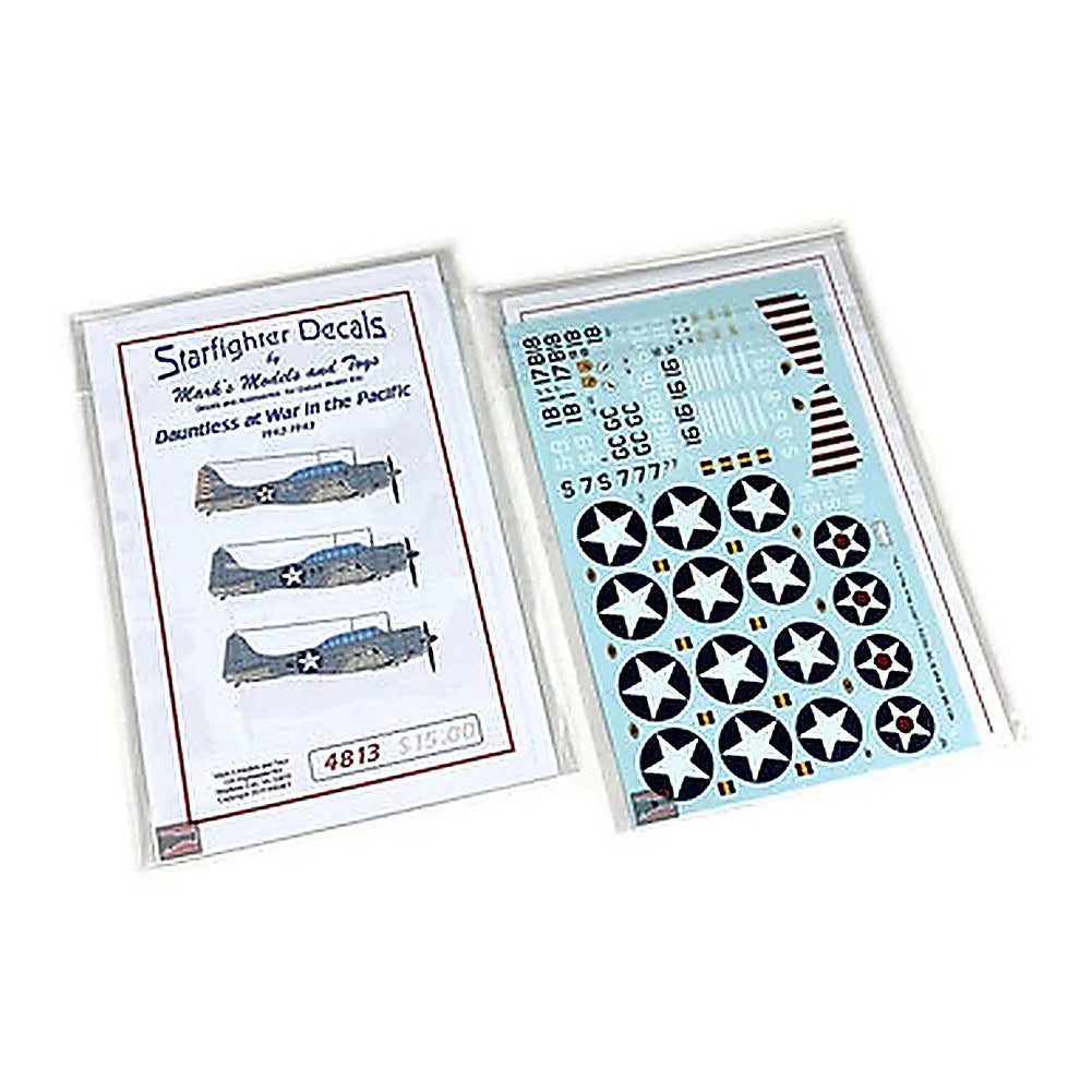 starfighter decals 4813 1 48 sbd 3 dauntless at war in the pacific