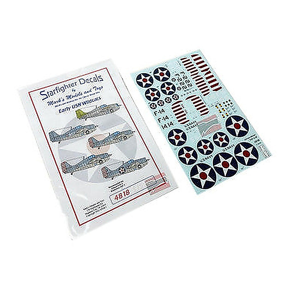 starfighter decals 4818 1 48 wildcat early usn wildcats