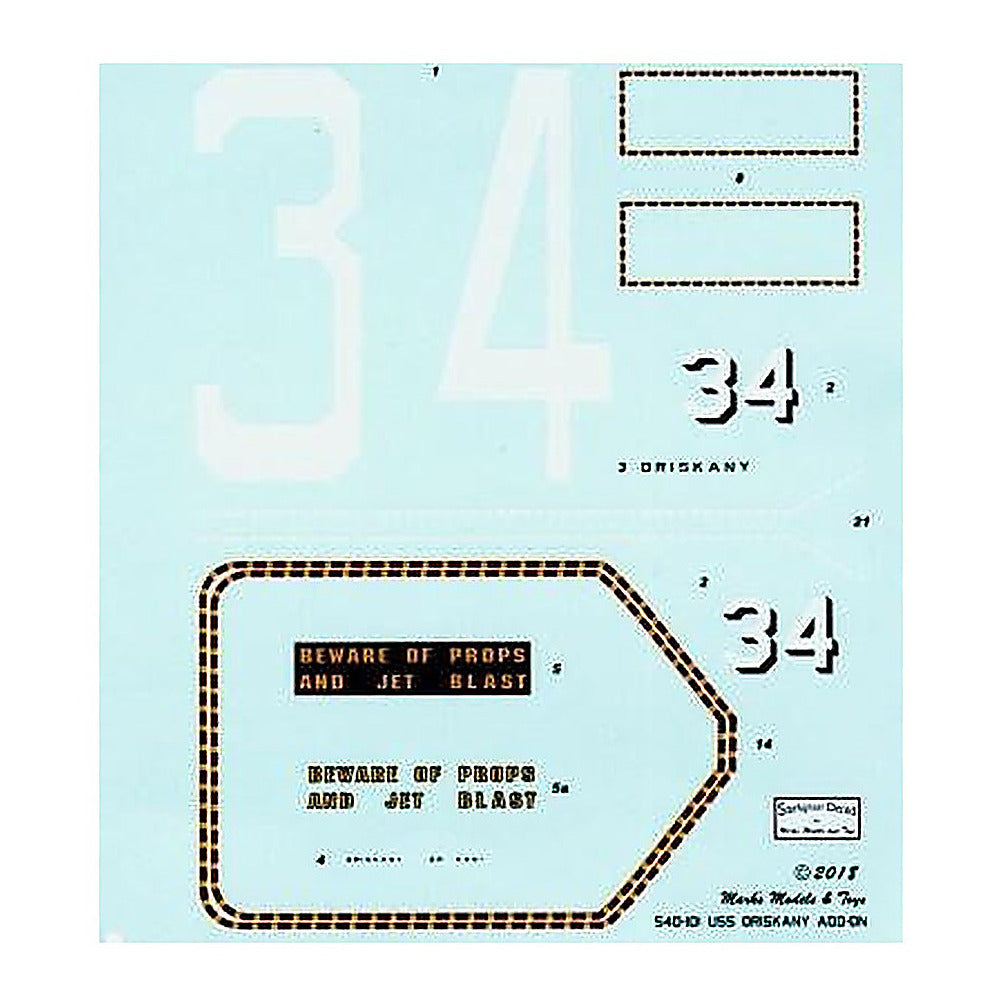 starfighter decals 540101 1 540 uss oriskany cv34 essex class