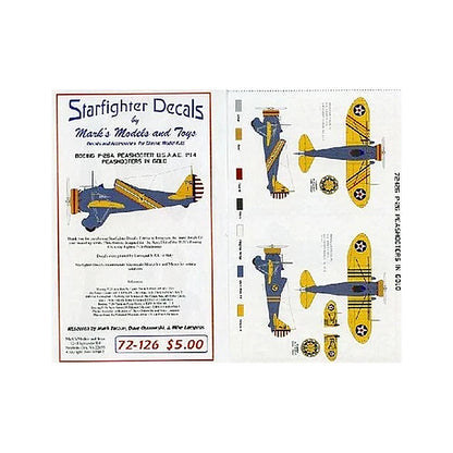 starfighter decals 72126 1 72 p26a in gold usaac part 4