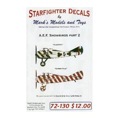 starfighter decals 72130 1 72 aef showbirds shamrock and barber pole