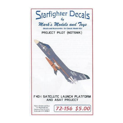 starfighter decals 72156 1 72 f4d1 skyray satallite launch platform