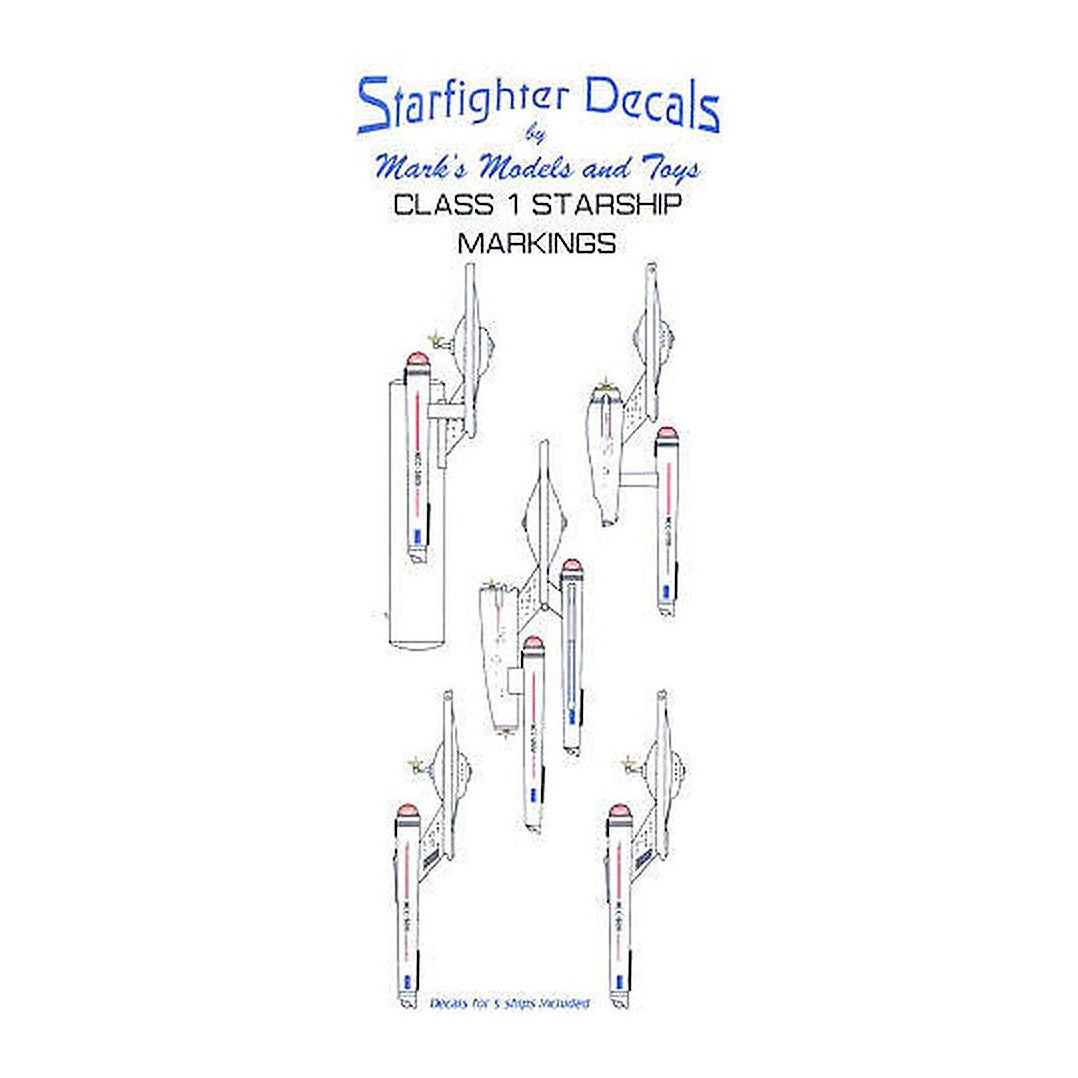 starfighter decals 26 star trek class i starship markings