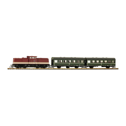 piko 37145 g scale dr v100 passenger r c starter set