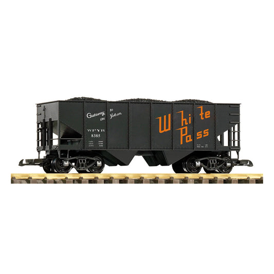 piko 38964 g scale wp yr rib side hopper 8385 w coal load