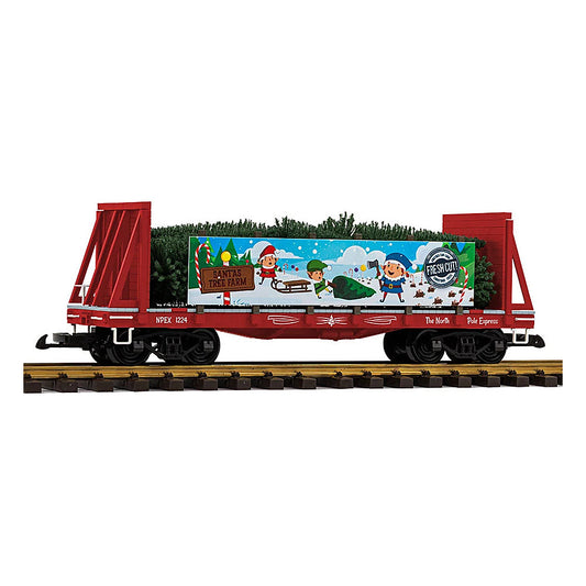 piko 38980 g scale santas tree farm transport