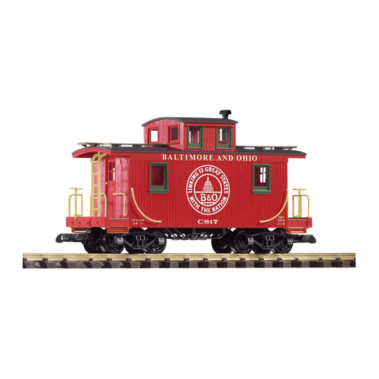 piko 38982 g scale b o wood caboose