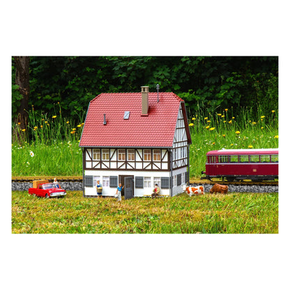 piko 65002 g scale half timber house kit