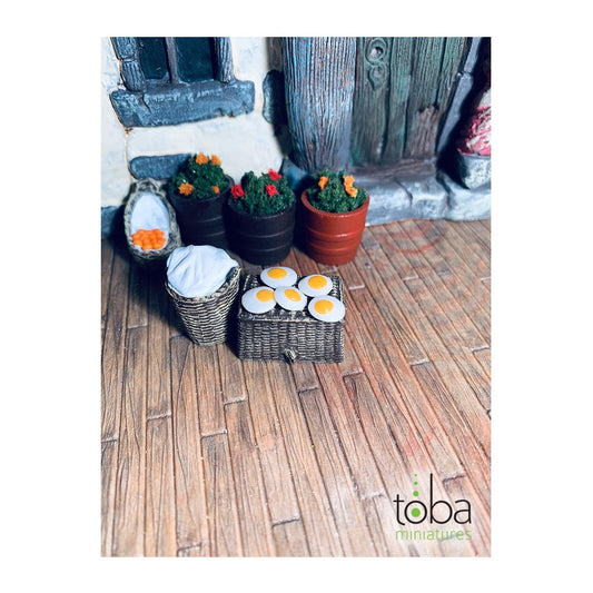 toba miniatures 1059 1 12 scale fried eggs 5