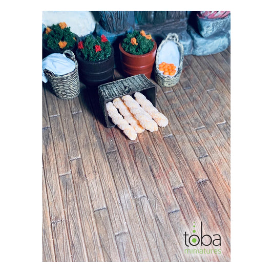 toba miniatures 1107 1 12 scale sugar twist bread 5