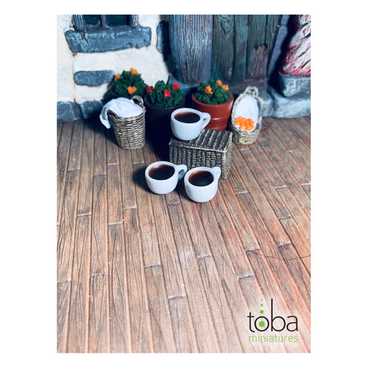 toba miniatures 1122 1 12 scale cups of coffee 3
