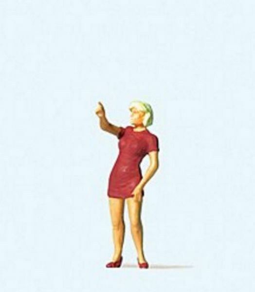 Preiser 28190 HO Scale Woman Pointing Her Finger