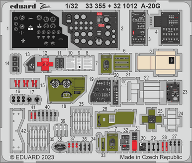 Eduard 321012 1/32 A-20G - for HKM Photo Etch Detail Set