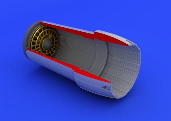 Eduard 672045 1/72 Aircraft- F16CJ Block 50 Exhaust Nozzle for TAM (Photo-Etch &