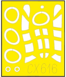Eduard CX616 1/72 Mask Aircraft- P43 for DWN