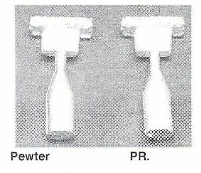 Details West 319 HO Scale Spark Arrestors (Unpainted Metal Castings; 1 Pair)
