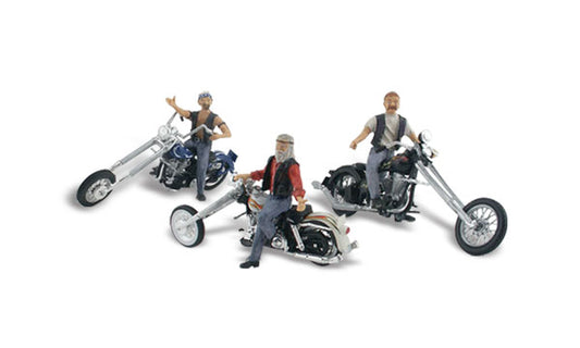 Woodland Scenics AS5344 N Scale Bad Boy Bikers