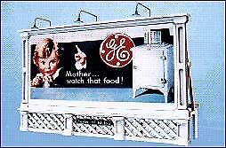 Blair Line 1430 N Scale Laser-Cut Wood Billboard Kit -- City Beautiful 20s - 50s