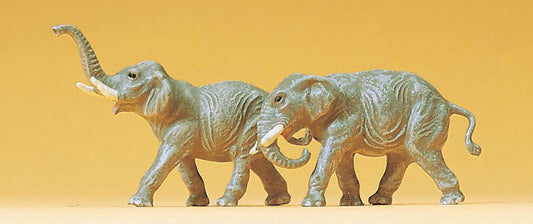 Preiser 79710 N Scale Elephants Figure Set (2 Pieces)
