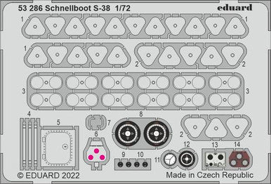 Eduard 53286 1/72 Schnellboot S-38 for Fore Hobby