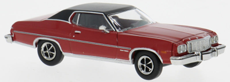 Brekina 19732 1/87 1976 Ford Gran Torino Blue Diecast Replica