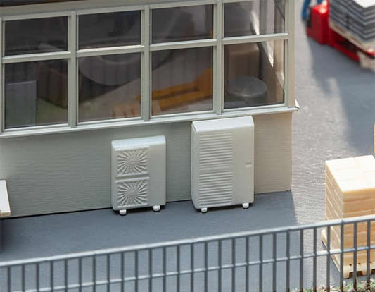 Faller 180976 HO Scale Air Conditioning Units -- Unpainted, Multiple Styles (13)