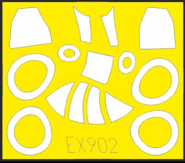 Eduard EX902 1/48 Mask Aircraft- F4U1A for HBO