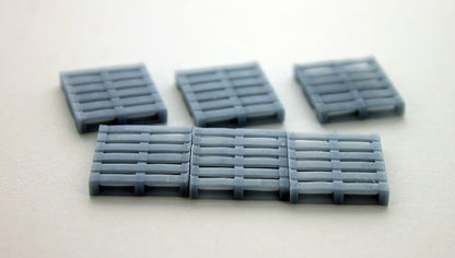 3D To Scale 64-242-GY 1/64 Freight Pallets, Grey 6 Pack