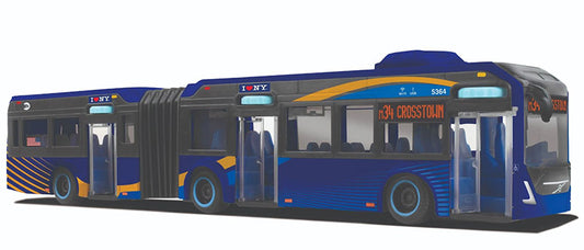 Daron NY13405 MTA Volvo Articulated Bus Diecast Model