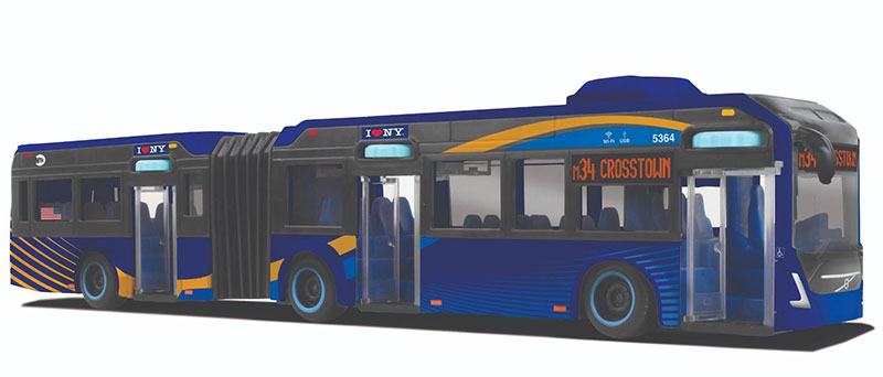 Daron NY13405 MTA Volvo Articulated Bus Diecast Model