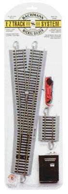Bachmann 44565 HO Scale E-Z Track No. 5 Remote-Control Turnout Nickel