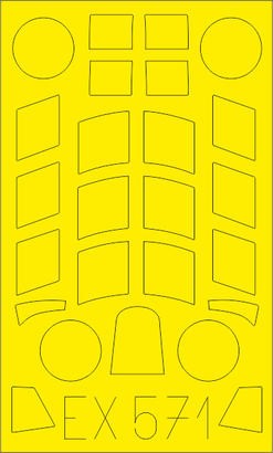 Eduard EX571 1/48 Mask Aircraft- Sea Hurricane Mk I for ARX