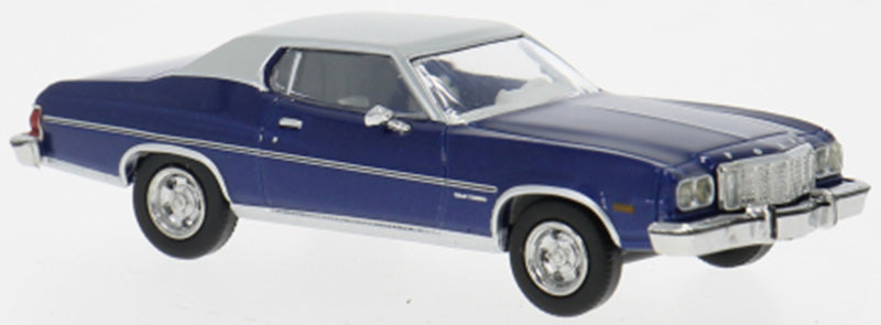 Brekina 19731 1/87 1976 Ford Gran Torino White Diecast Model