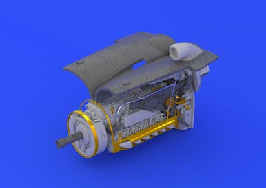 Eduard 648250 1/48 Engine & Fuselage Guns for EDU (PE & Resin)