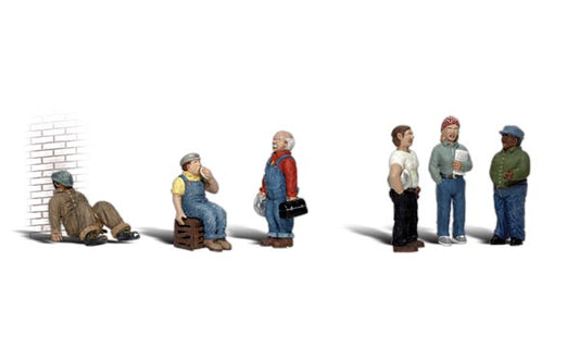 Woodland Scenics A1867 HO Scale Factory Workers