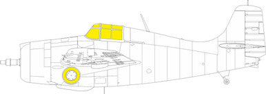 Eduard EX1001 1/48 FM-1 TFace Canopy Mask Set Masks