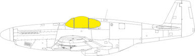 Eduard EX1037 1/48 P-51B/C Malcolm Hood Canopy Tface