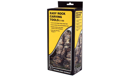 Woodland Scenics C1185 All Scale Easy Rock Carving Tools
