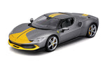 Bburago 16017GYY 1/18 Ferrari 296 GTB Yellow Diecast Sports Car