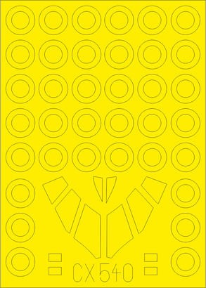 Eduard CX540 1/72 Mask Aircraft- B58 for ITA